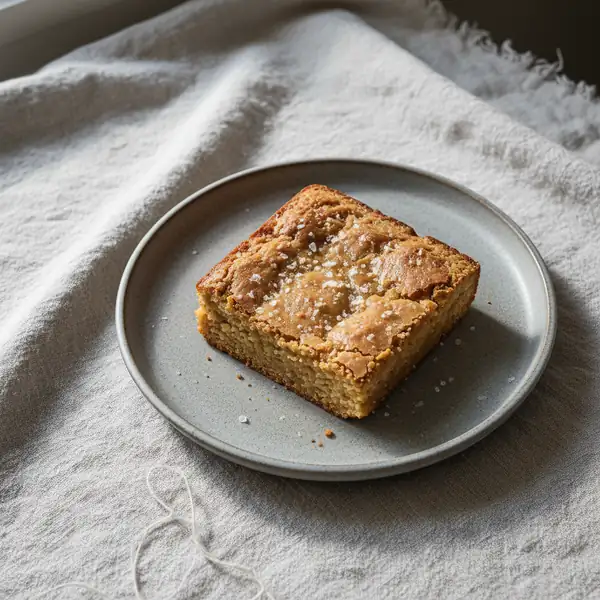 Brown butter blondie