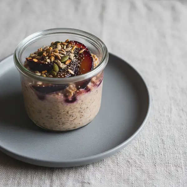 Overnight oats with fruit